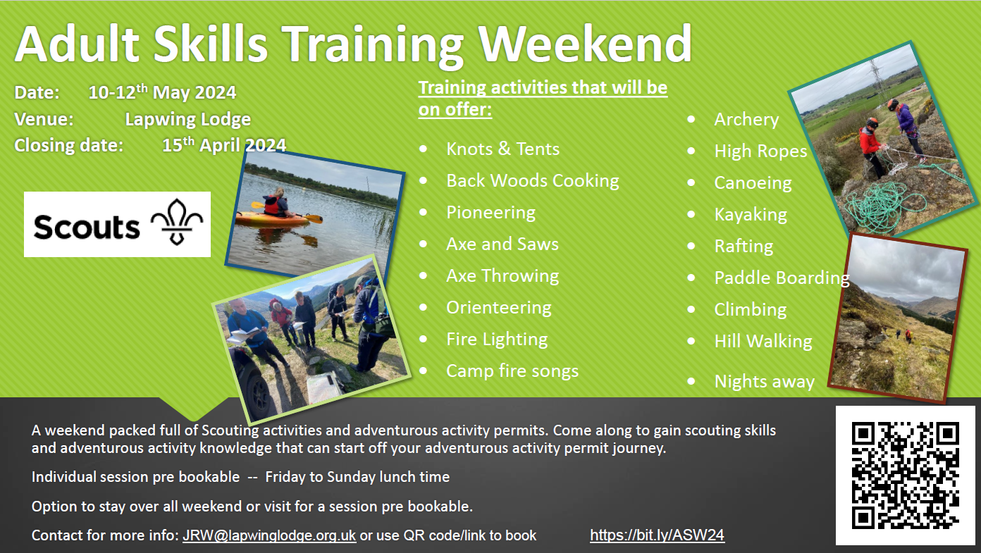 Adult Skills Weekend (W & SW Scotland Region)
